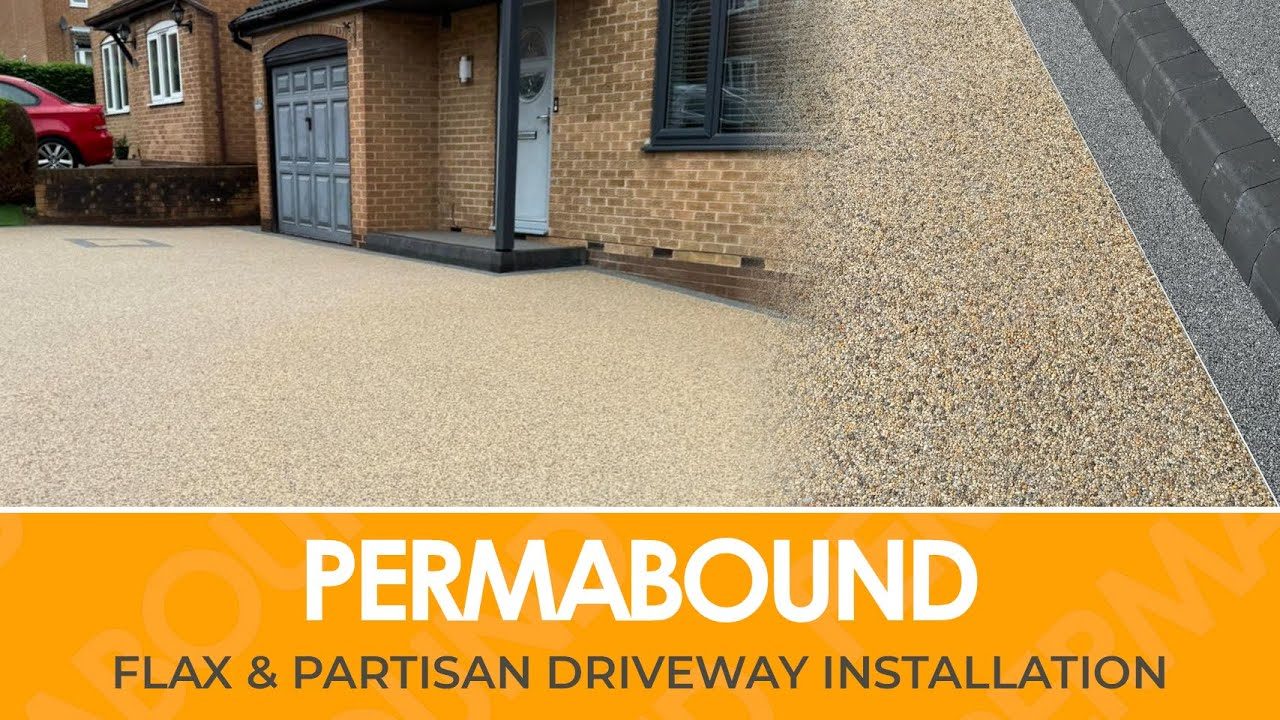 Resin bound driveway surface